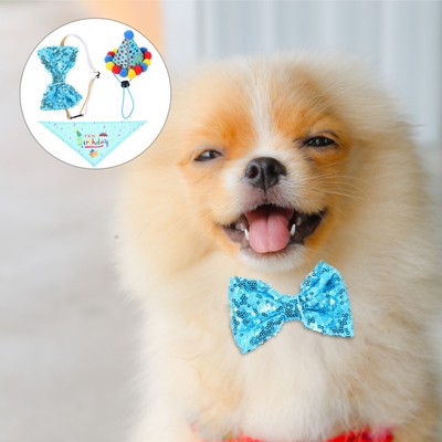 Lustige Hund Bandanas Plaid Hund Bandanas Pet Geburtstag Schal