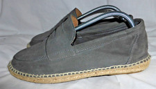 ABARCA ESPADRILLES MEN CEMENT LEATHER SLIP ON SHOE SIZE UK 9 EU 43 VGC