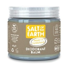 Salt of the Earth, Amber & Sandalwood Deodorant Balm 60g