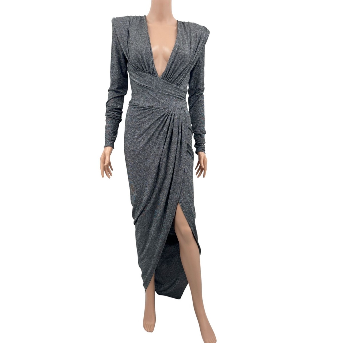 Alexandre Vauthier Metallic Evening Maxi Dress NWT Alexandre Vauthier Metallic Evening Maxi Dress NWT