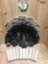  10- Maple Turkey Call Striker Tops  Drilled 5/16"   