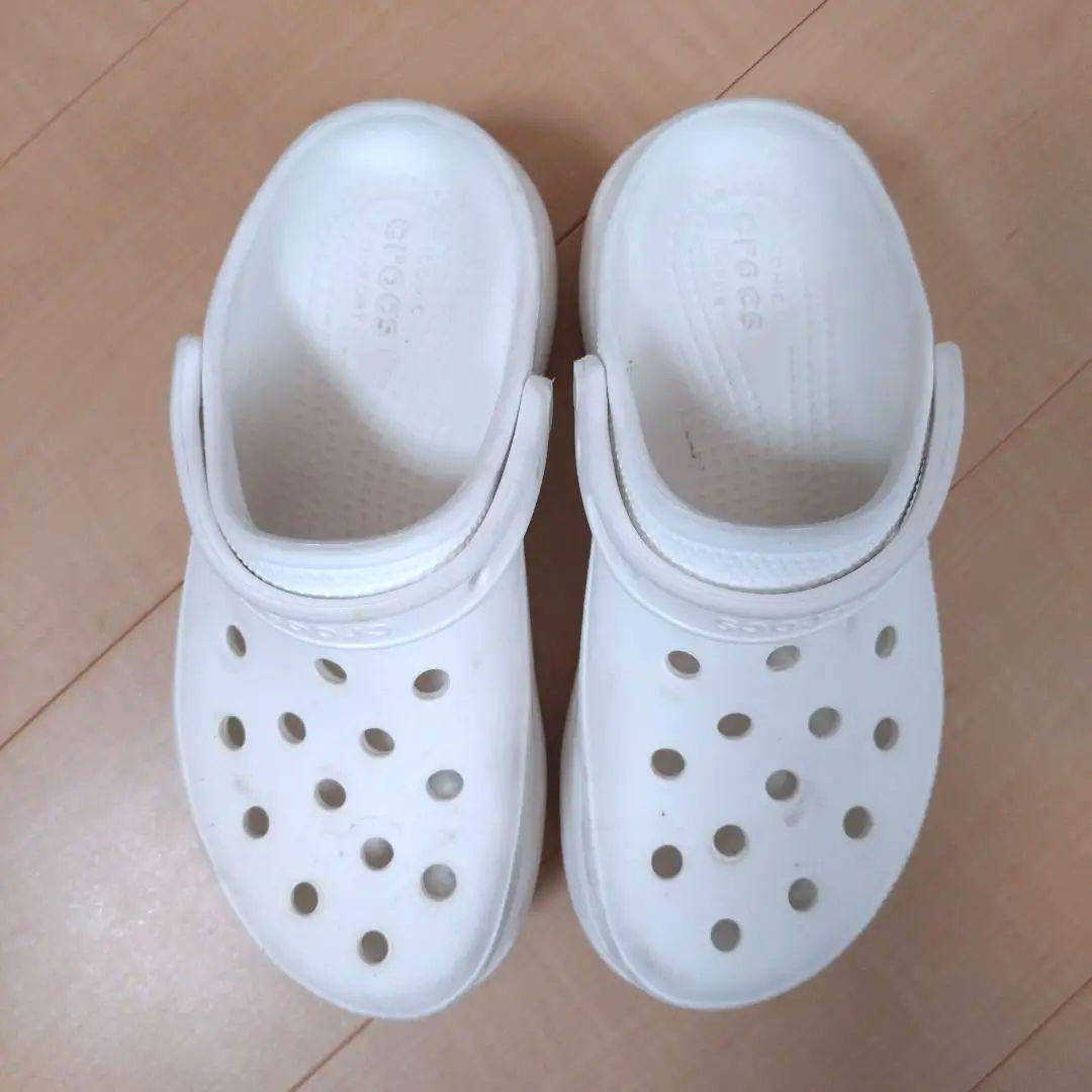 Crocs Iconic Comfort Clog Sandals Women US Shoes Size W7 White | eBay