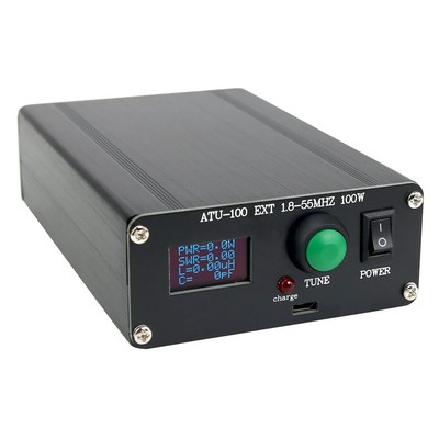 ATU-100 Automatic Antenna Tuner OLED Display 1.8-50MHz 3.2 Firmware Programmed