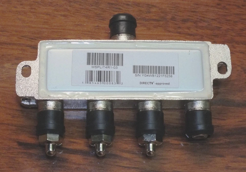 DIRECTV (MSPLIT4R1-03) Splitter SWM 4-Ways 1 Input (2-2150 MHz)  *READ* - Image 4 of 4