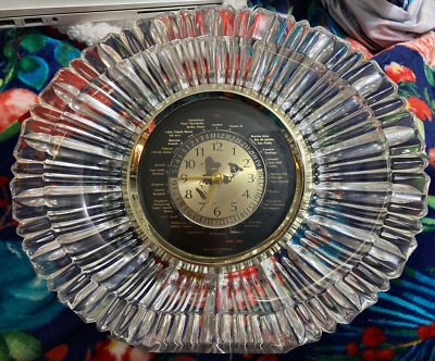 Vintage Hoya Corporation Crystal World Clock - ECS 913W | eBay