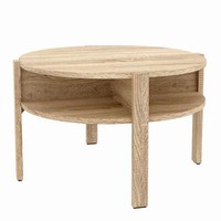 Couchtisch Tobago Rund Optik Sonoma Eiche Von Forte