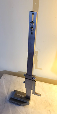 ENCO 12  Vernier Height Gage 0-12'' 0-30cm 0.001'' Machinist Case and Scribes