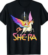 She Ra Princess Masters of the Universe T-shirt black All sizes