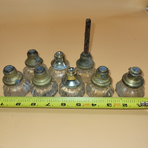 Vintage Ornate Glass Door Handle Replacement Sold Individually - Picture 8 of 12