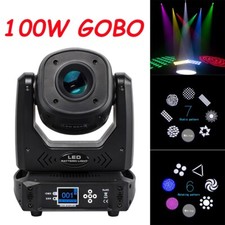 100W LED Gobo Moving Head Stage Light RGBW DMX Beam Spot Lighting For DJ Disco