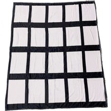 2 Pack 50"X60" Sublimation Blank Throw Blankets for Heat Press, Baby Printed Bla