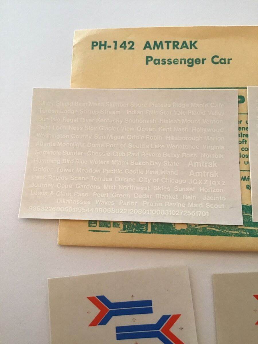 Champ Decals HO Scale PH-141: Northern Pacific NP Passenger Car 12-1