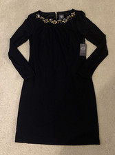 NWT Vince Camuto Black Dress Size 6 Retail 168