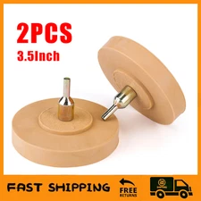 2X Car Decal Remover Eraser Wheel For Remove 3M Glue Adhesive Sticker Pinstripe
