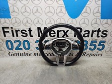 MERCEDES C-CLASS W204  MULTIFUNCTION LEATHER STEERING WHEEL - A2044604503