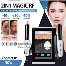 2 Handles RF Eye Face Body Wrinkle Lift Machine Anti aging Facial Skin Care Spa