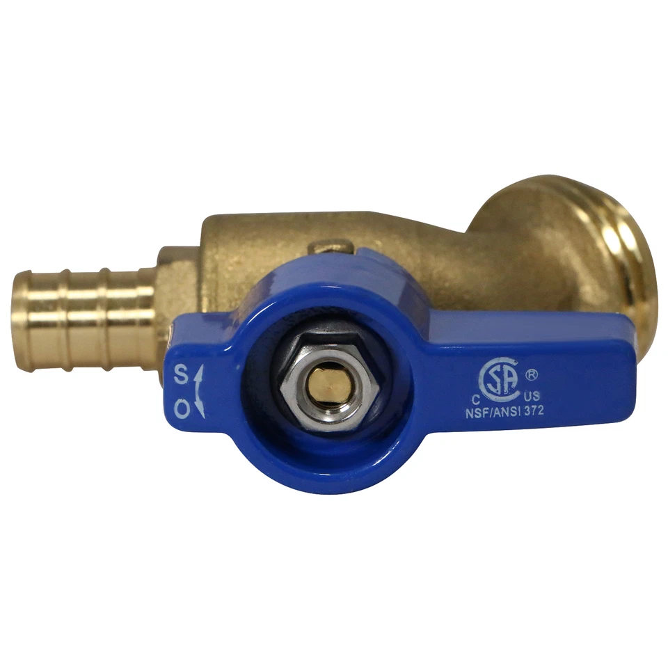 10 Pcs XFITTING 1/2" Pex B Hose Bibb No kink, 1/2" Pex Sillcock, Garden Valve - Image 4 of 4