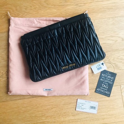 Miu Miu Matelasse Clutch As New | eBay