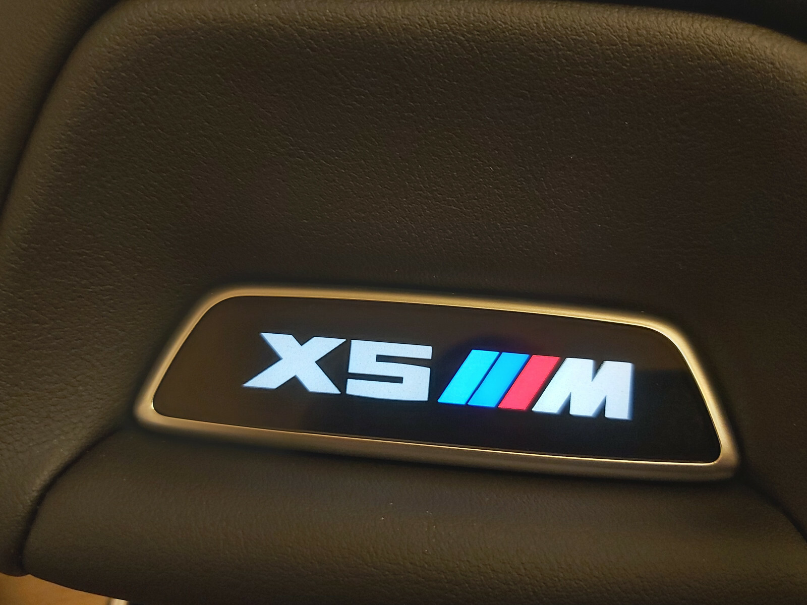 🔥 GENUINE BMW X5 G05 X5 M LED LOGO FRONT SEAT HEAD REST HEADREST SET X2