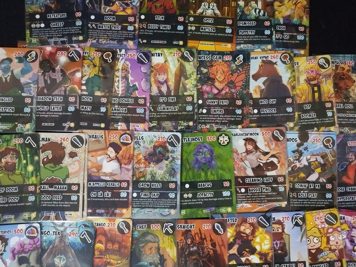 Hermitcraft TCG CREO NON HOLO Regular Rare Cards Alter Ego Set | eBay