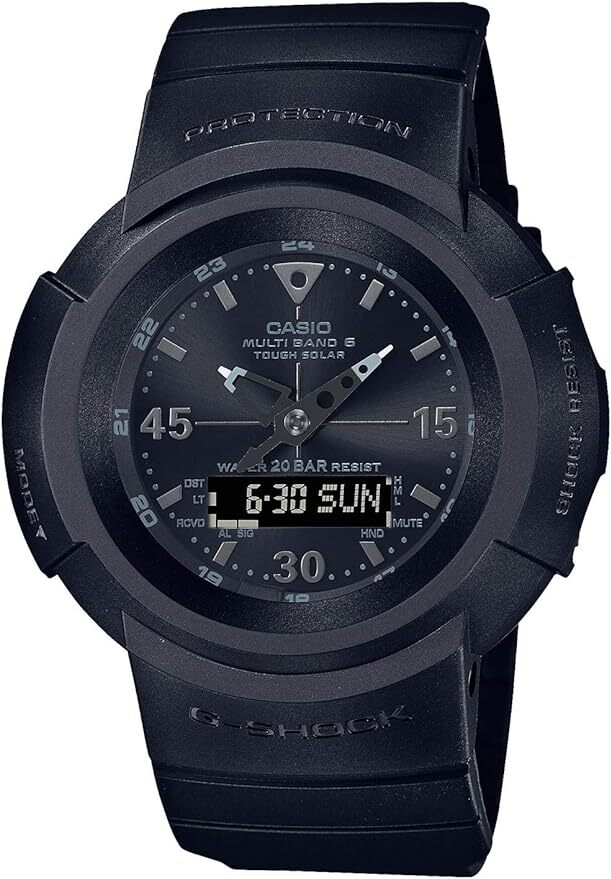 CASIO G-SHOCK AWG-M520BB-1AJF Total Black Solar Atomic Radio Watch 