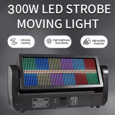 960LEDS 300W Moving Head Strobe Light Wash Stage LED Strobe Dj Party Lights