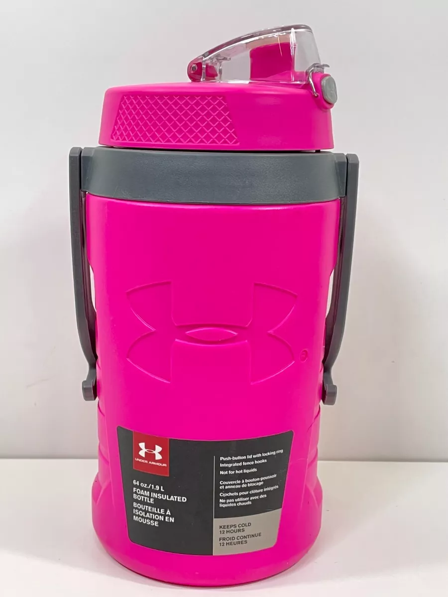 Under Armour Thermos 1.9L 64 Oz Foam Insulated Hydration Water Bottle  Handle NEW