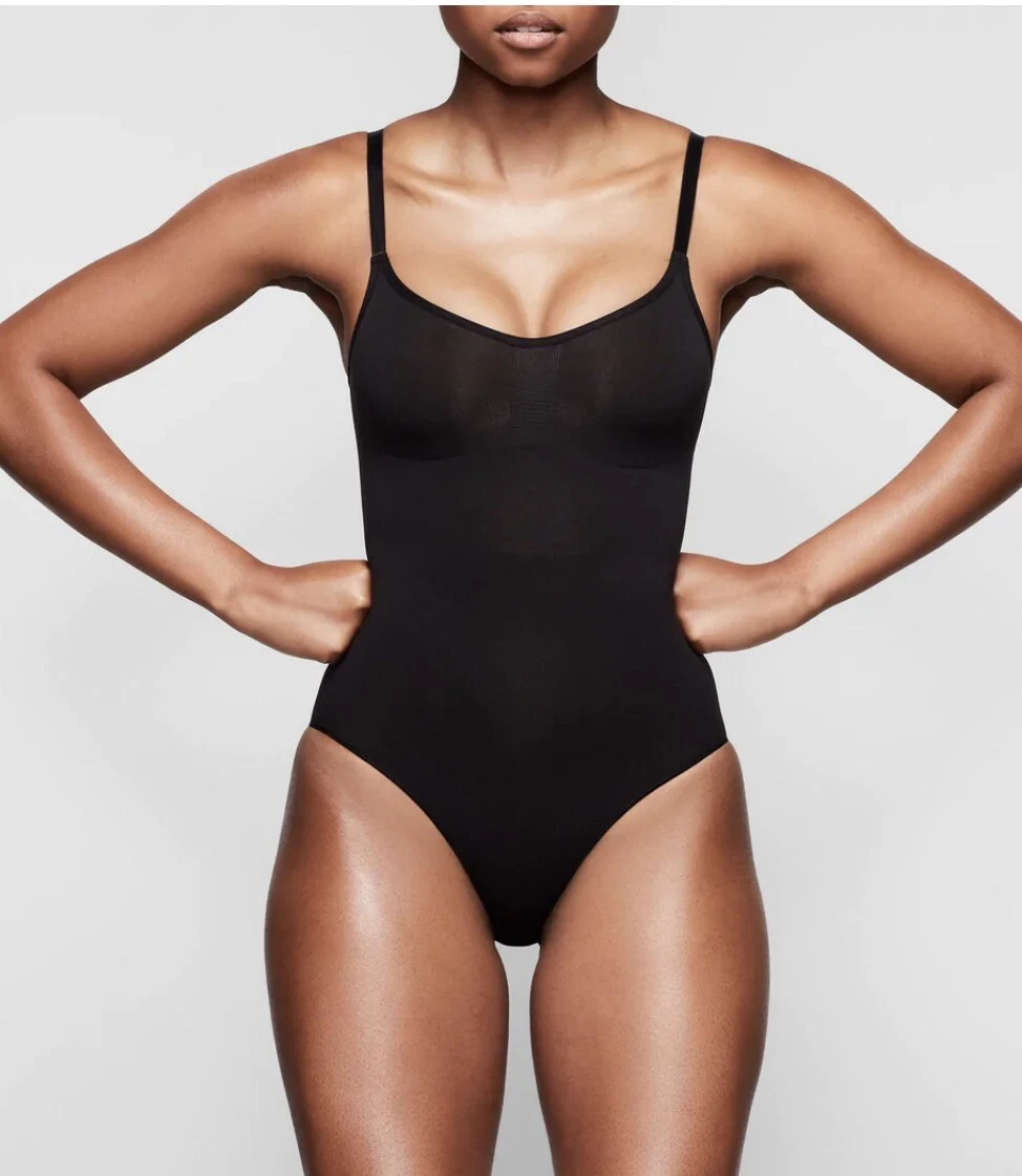 Skims Sculpting Bodysuit with Snaps Onyx 2x/3x