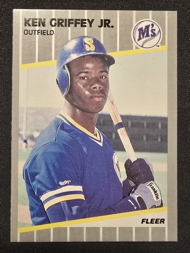 1989 Fleer - Ken Griffey Jr #548 (RC) Rookie NM