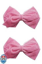 ZOONAI 5 Inch Baby Girl Velvet Hair Bows Boutique Hair Clip Teens Toddlers Gl