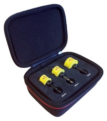 Starrett KCS03001 Elektriker 3-teiliges CSC Kit Bi-Metall glatter Schnitt