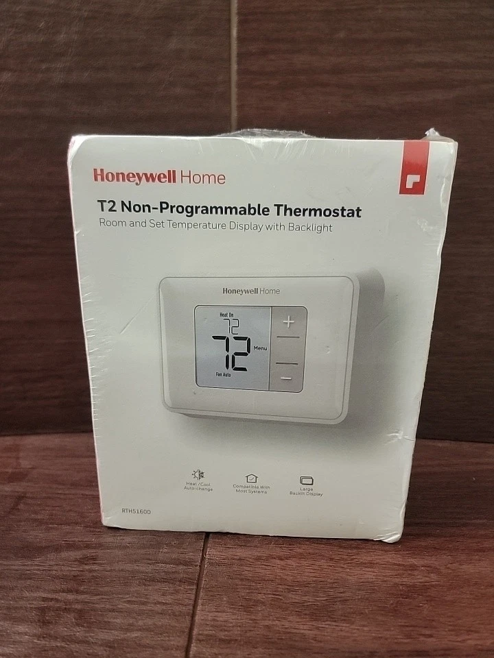 Honeywell T2 RTH5160D Non-Programmable Thermostat Heat & Cooling New & Sealed - Image 4 of 4
