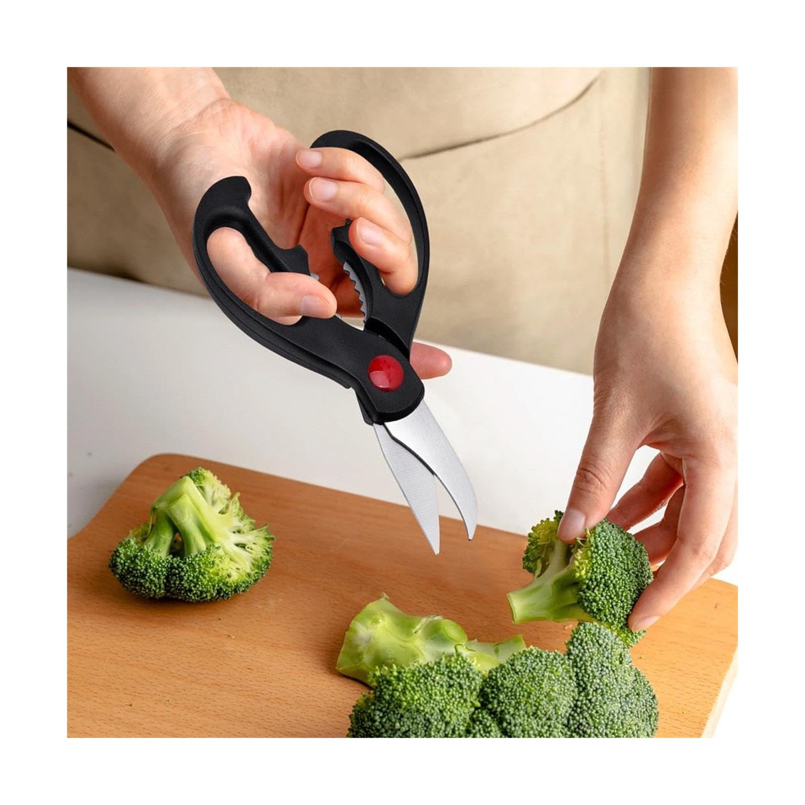 Kitchen Shears Set - QtoiKce Kitchen Scissors 3 Pack All Purpose Poultry Shea...