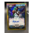 Topps Chrome 2024-25 Gold Autograph /50 Brandon Miller #TCA-BM Charlotte Hornets
