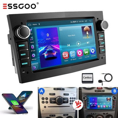 DAB Android 15 Apple Carplay Autoradio Für Opel Astra H Corsa C D Meriva Zafira