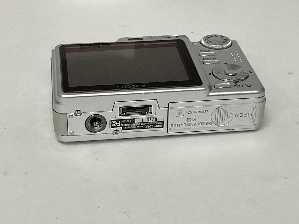 Sony Cyber-Shot DSC-W55 - 7.2MP camera, charger, battery - | eBay