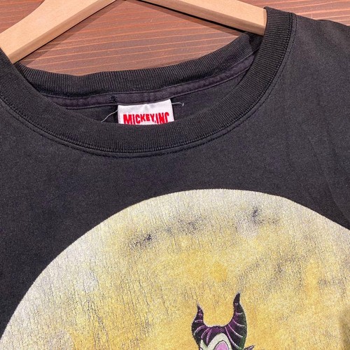 m1S Disney Vintage XL Czarna Bawełniana Złoczyńcy Koszulka Nightmare lata 90. Nightzone - Zdjęcie 8 z 12