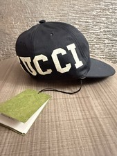Authentic Gucci GG Logo/25 Soft Baseball Hat Cap S/57cm Black NWT