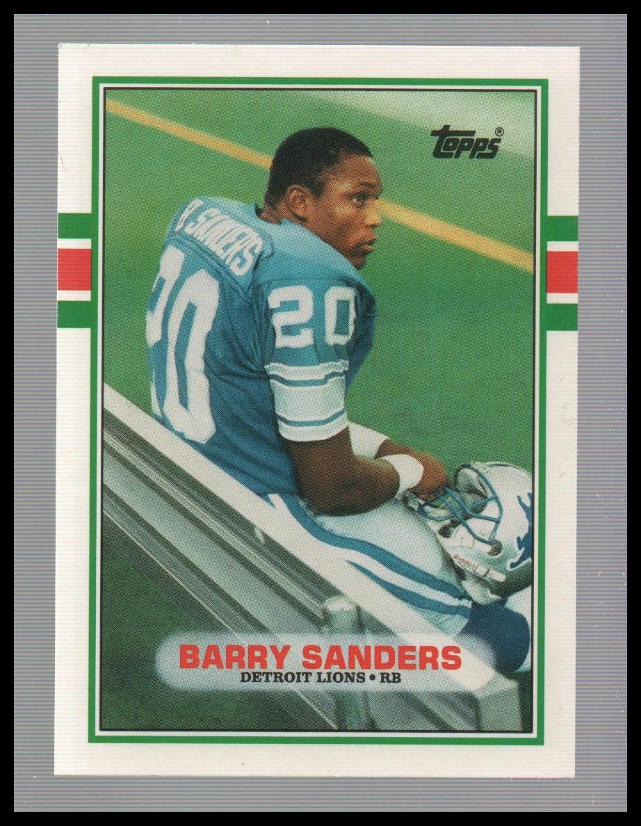1989 Topps Football Barry Sanders 83T RC MINT