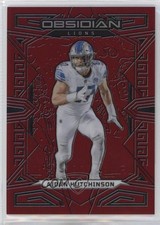 2023 Panini Obsidian Asia Red Flood Electric Etch 85/90 Aidan Hutchinson 1q44