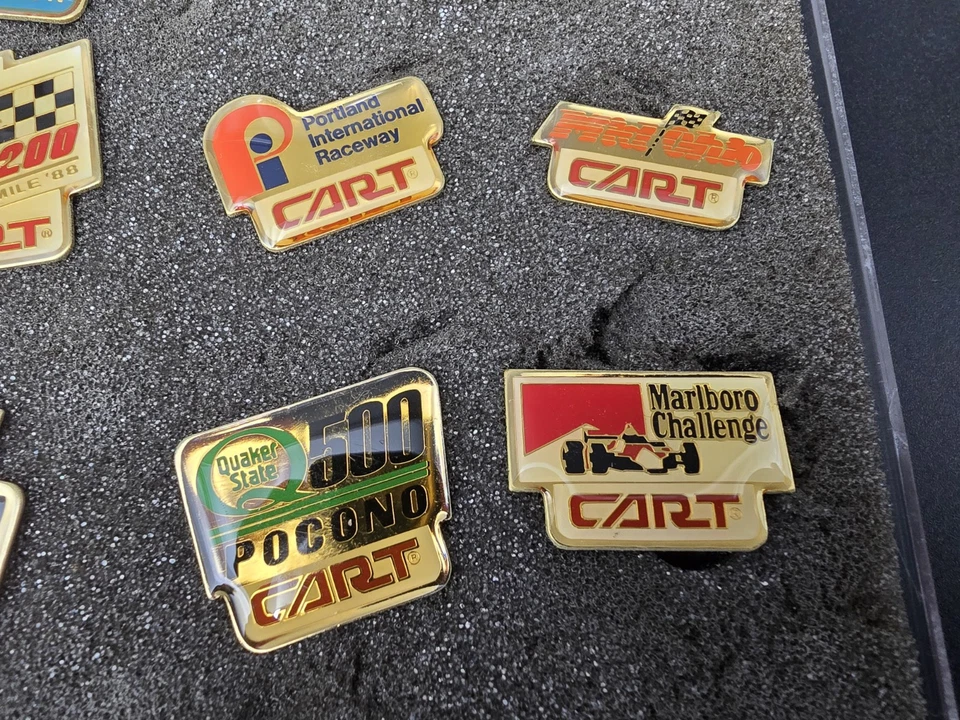 1988 CART Gold Collection Limited Edition Hat Pins Indy Car Racing Lot Of 16 Set - Image 4 of 4