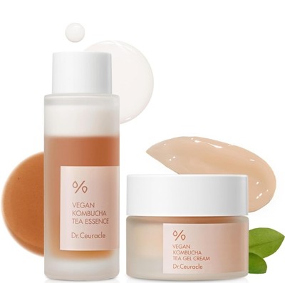 Dr. Ceuracle Kombucha Tea Beginning Set Essence And Gel Cream Hydrating Duo
