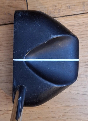 Unbekannter Heavy Mallet Head Putter, Vintage, 36,5'' Schaft, Unterbauchkratzer