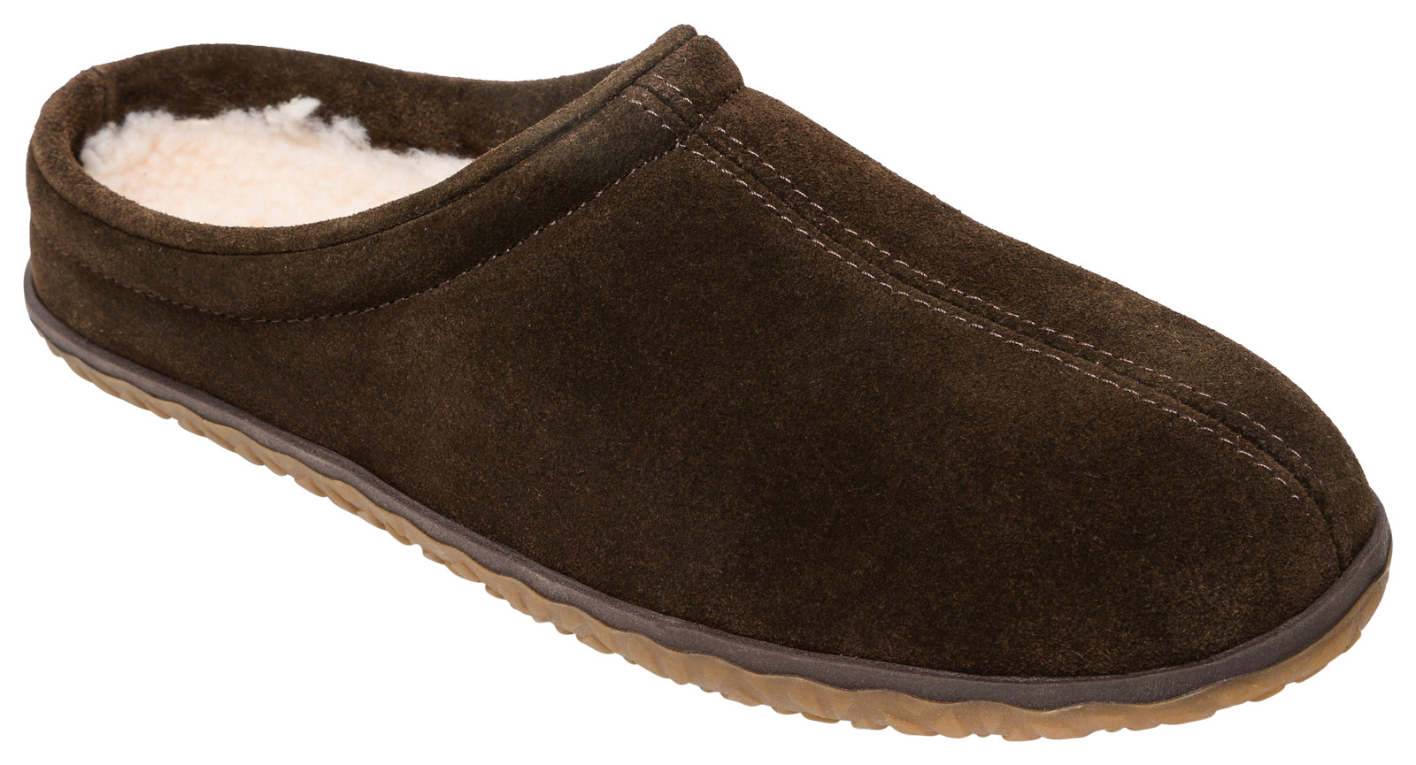 Minnetonka Moccasin Taylor Slide Slippers for Men - Chocolate - 12M 7790₽