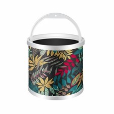 Collapsible Fishing Bucket Anti Escape Mesh Secure Catch for Shoreline