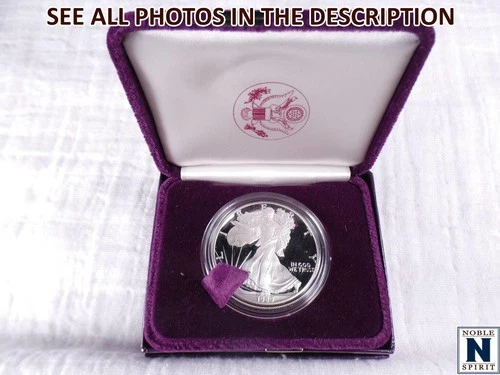 NobleSpirit GEM 1989 S .999 FineSilver American Eagle 1oz in Box