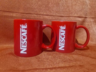 2 Stk Nescafe Pott Kaffeepott Nescafetasse ca 200-250 ml - TOP Zustand  (58/B6