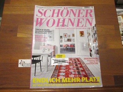 Schöner Wohnen - Europas grösstes Wohnmagazin.- August 2015 Schöner Wohne 188194