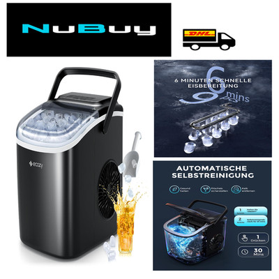 Ecozy Eiswürfelmaschine Selbstreinigend 2 Größen 9 Würfel