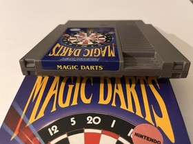 MAGIC DARTS NINTENDO NES Tested WORKING Original Box Video Game  Case